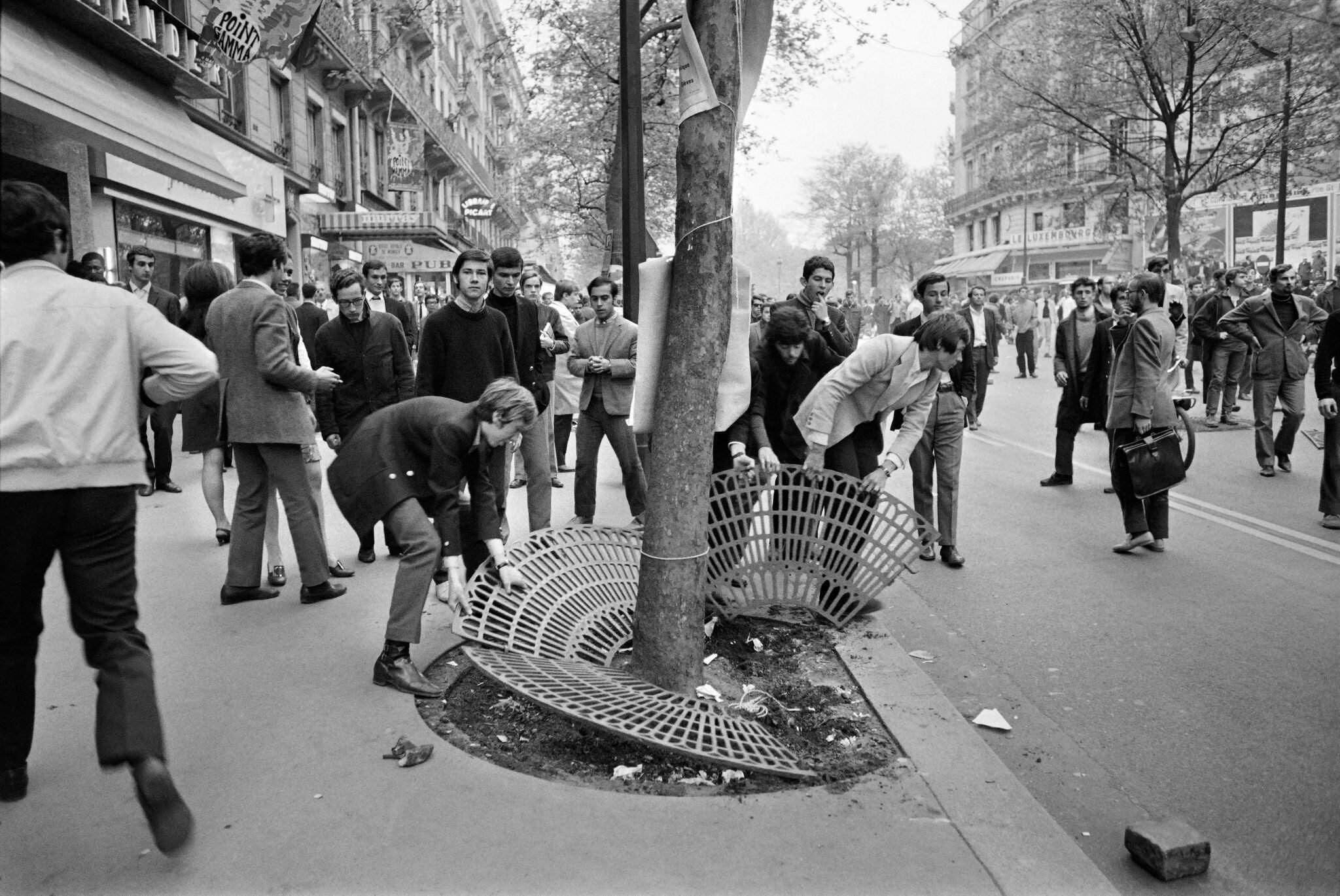 mai 68 - boulevard haussmann